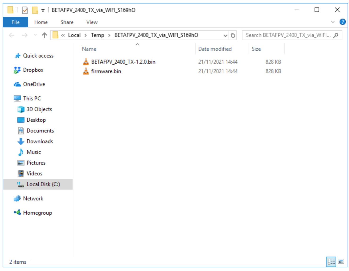 Expresslrs Firmware Compile File