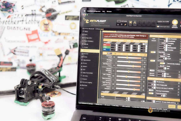 Betaflight Configurator Fpv Drone Tuning Laptop Computer Usb