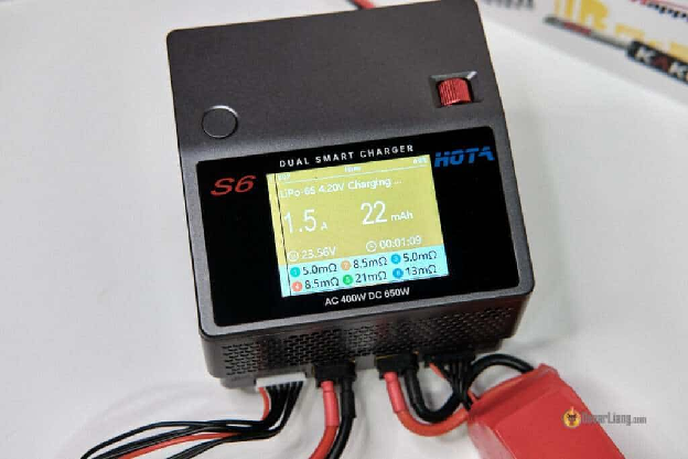 Hota S6 400w Dual Channel Smart Lipo Charger Internal Resistance