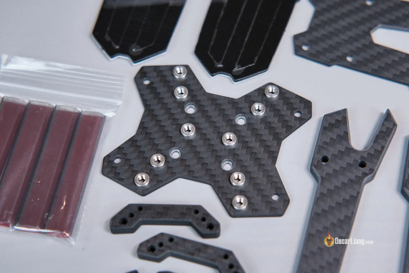 Roninuav Sohei Mk2 Frame Bottom Plates Carbon Fibre