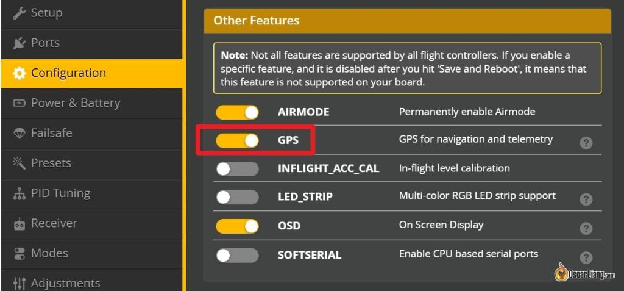 Betaflight 4.5 Gps Rescue Setup Enable Feature Configuration