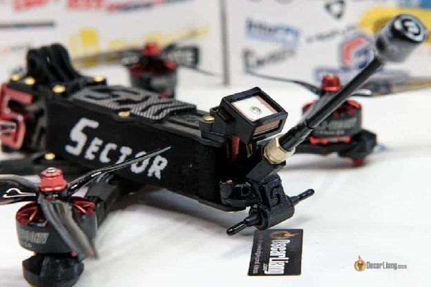 Hglrc Sector X5 Bnf Fpv Drone Rx Vtx Antenna Gps 3d Print