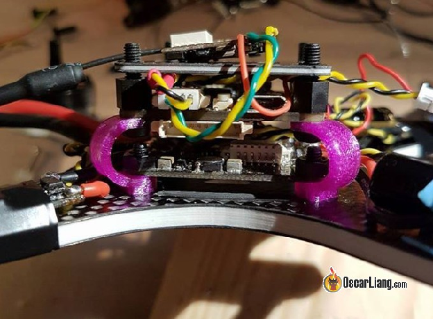 soft mounting flight controller - 3D printed TPU dampers